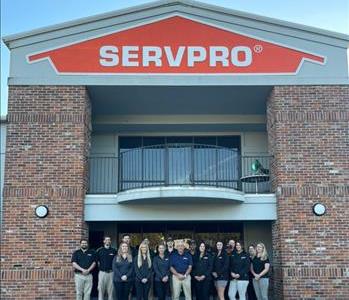 servpro crew in front of building